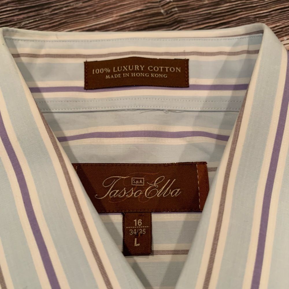 Tasso Elba LS shirt size 16 x 34/35
B326